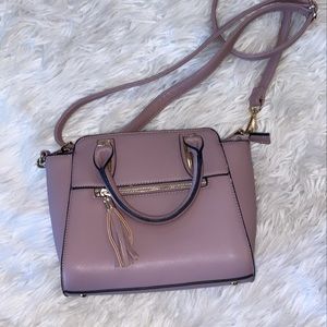 mauve handbag